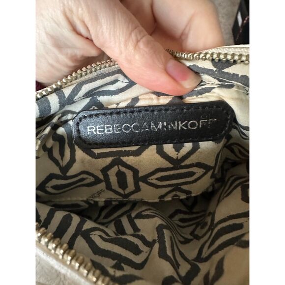 REBECCA MINKOFF White Leather Mini MAC Convertible Crossbody Bag - Picture 7 of 7